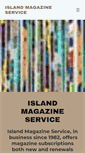 Mobile Screenshot of islandmagazineservice.com